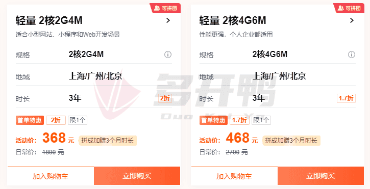 2026各大云服务器厂商优惠活动整理